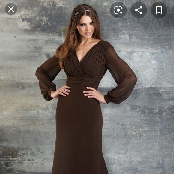 💖HP💖In phase fashions by Bari jay bridesmaid dress - Picture 1 of 11